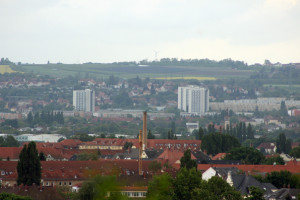 Trachenberge Anatomie Blick nach Gorbitz